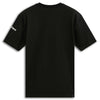 Alpinestars - Frontal CSF Tee Alpinestars Frontal CSF Tee, SKU 48276391, Black motocross casual t-shirt back view showing plain rear with white logo detail on sleeve. Colors: Nvy, Black, Red Sizes: SM to 2X SKU:482-7640 | Available at BTO Sports.