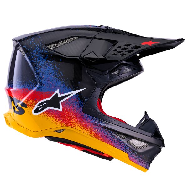 8305226-1674-XL - Alpinestars - Supertech M10 LE Black Hole Helmet - color: Glossy Black Burst - sizes: XL product photo