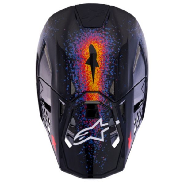 8305226-1674-S - Alpinestars - Supertech M10 LE Black Hole Helmet - color: Glossy Black Burst - sizes: XL product photo