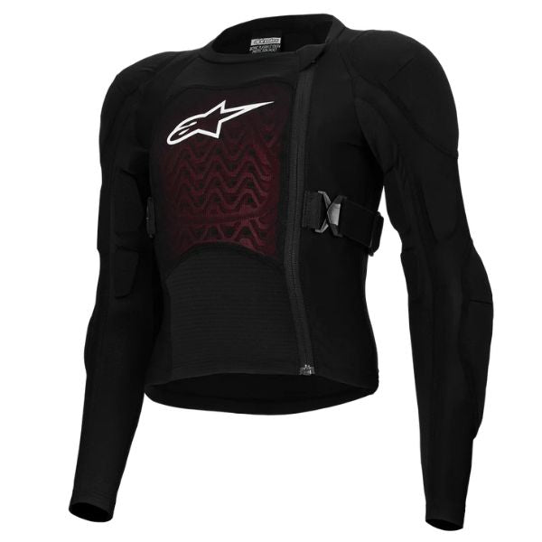 Professional studio photo of Alpinestars - Bionic Plasma LT Protection Jacket (Youth); showing outer material, seams, and closures; SKU 482-0017