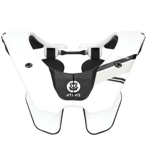 Studio product photo of Atlas Air Lite Neck Brace SKU '724248 on a white background, suitable for motocross and powersports use.