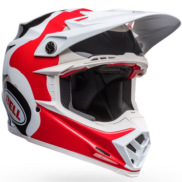 Bell Helmets Bell - Moto-9s Flex Hello Cousteau Reef Helmet off-road motocross helmet, front view, showing aerodynamic shell design, ventilation ports, and secure retention system built for rider comfort and protection. SKU 07150252.