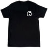 High-resolution studio image of BTO Sports 1999 Edition Shirt; showing tee fit, printed graphics, and crew neckline; SKU BTO-99-EDITION-S; Colors: Black