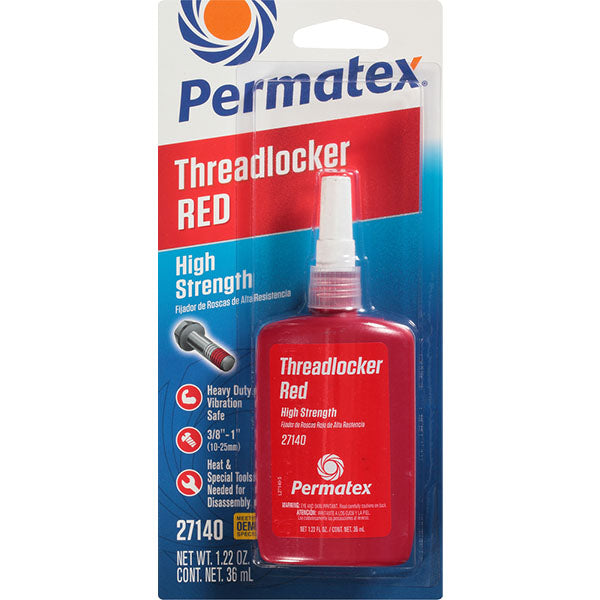 Permatex - High Strength Threadlocker Red 36ml