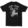 Clean studio shot of Dirt Bike Kidz 12 O'clock Tee; showing tee fit, printed graphics, and crew neckline; SKU 325-00000S; Colors: Black; Sizes: S-2XL