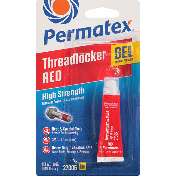 Permatex - Threadlocker Red Gel 5g