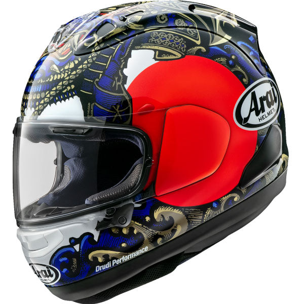 Arai motorcycle helmet product image — nan. Studio angle showing shell shape, venting and visor details.