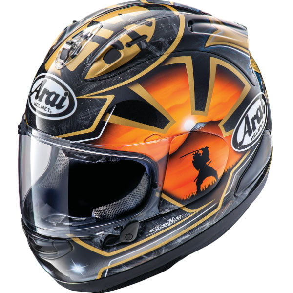 Arai motorcycle helmet product image — nan. Studio angle showing shell shape, venting and visor details.