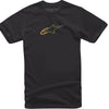Studio photo on a white background of Alpinestars Ageless Rake T-Shirt; showing tee fit, printed graphics, and crew neckline; SKU 3030232; Sizes: M-2XL