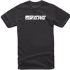 Studio photo on a white background of Alpinestars Reblaze T-Shirt; showing tee fit, printed graphics, and crew neckline; SKU 303020760; Sizes: M-2XL