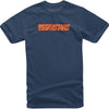 High-resolution studio image of Alpinestars Reblaze T-Shirt; showing tee fit, printed graphics, and crew neckline; SKU 303020760; Sizes: M-2XL