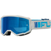 Product image of BTO Sports Fly Racing mx24 sp zone goggle motocross goggles showing frame design, lens style, and colorway