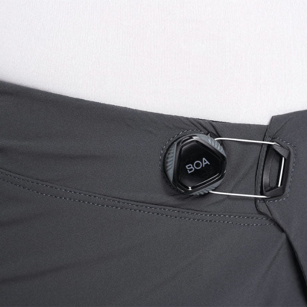 Catalog studio image of 100%, Celium Short (MTB), Shorts, SKU 50010051, color options Black, Charcoal, sizes 28–38, Designed for Mountain Bike, BMX and E-Bike riders
