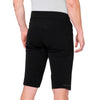 Catalog studio image of 100%, Celium Short (MTB), Shorts, SKU 50010047, color options Black, Charcoal, sizes 28–38, Designed for Mountain Bike, BMX and E-Bike riders