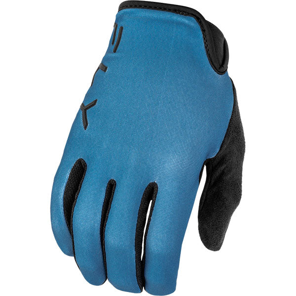 Product image of BTO Sports 0072 Fly Racing mtb24 radium glove blue 69b047b8 83b3 4d09 b8d1 f968d2ff9764 motocross gloves showing fit, construction, and colorway | Available at BTO Sports
