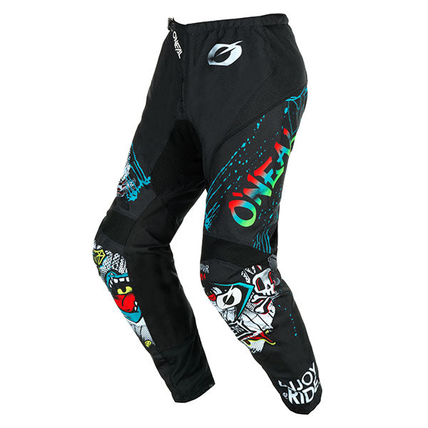 High-resolution studio image of O'Neal, Element Rancid V.24 Pant, Pants, SKU E023-4128, color options Black/White, sizes 28–42