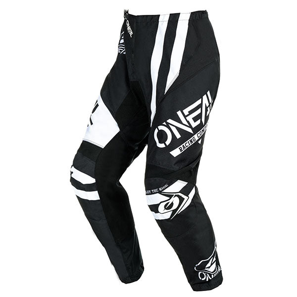 Detailed studio photograph of O'Neal, Element Warhawk V.24 Pant, Pants, SKU E023-3328, color options Black/White, sizes 28–42