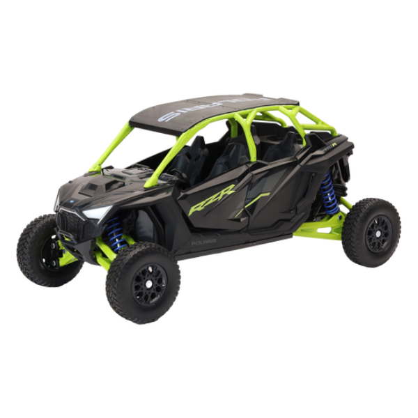 Product image | New Ray Toys - 1:18 Scale Polaris RZR Pro R4 Matte Onyx Black | SKU: 959-0191 detailed die-cast toy model for collectors and kids | Available at BTO Sports