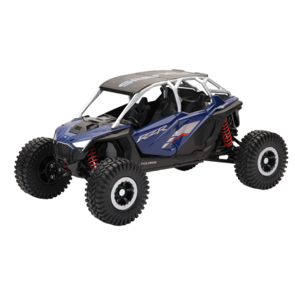 Product image | New Ray Toys - 1:18 Scale Polaris RZR Pro R4 Rock Crawler Azure Crystal | SKU: 959-0192 detailed die-cast toy model for collectors and kids | Available at BTO Sports