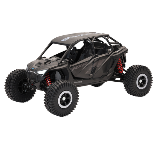 Product image | New Ray Toys - 1:18 Scale Polaris RZR Pro R4 Rock Crawler Stealth Black | SKU: 959-0193 detailed die-cast toy model for collectors and kids | Available at BTO Sports