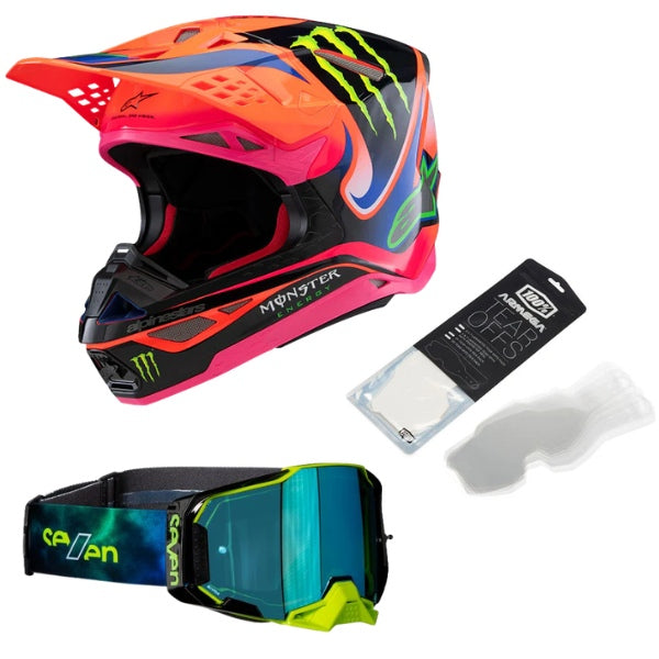 BTO Sports - SM Deegan II Bundle (Helmet, Goggle & Tearoff Combo)