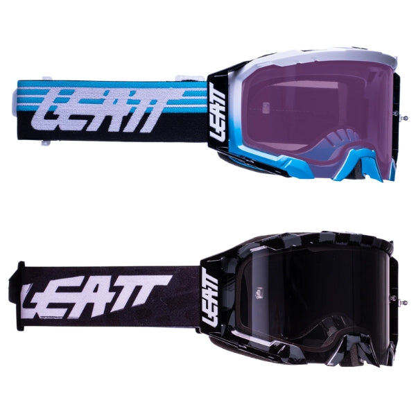 Leatt Velocity 5.5 Iriz Goggles (Bundle) in Aqua - Purple 78%