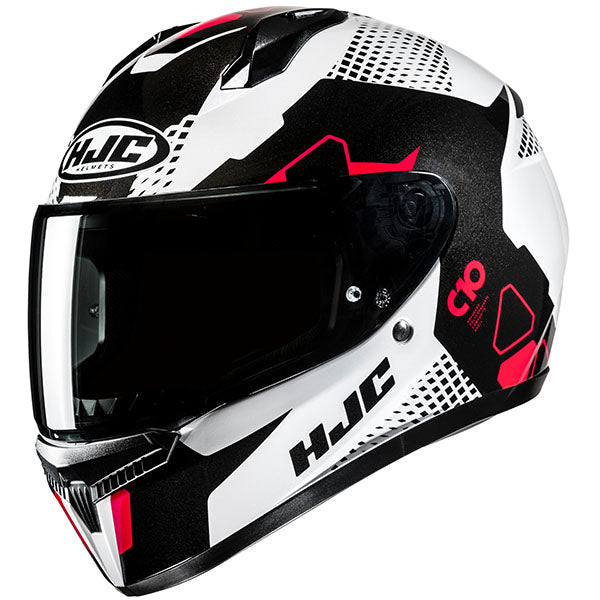 studio product photo of HJC SKU 825140103 in MC-1, sizes XS, SM, MD, LG, XL for motocross helmet, dirt bike, off road.
