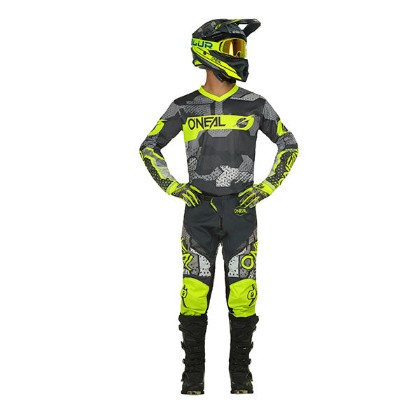 High-resolution studio image of O'Neal, Element Camo Jersey, Pant Combo, Gear Combo, SKU oneal-2022-element-camo-jersey-pant-combo-sale