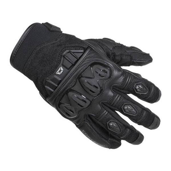 Product image of BTO 0001 Cortech BTO Hyper Flo Glove Womens Black motocross gloves showing fit, construction, and colorway | Available at BTO Sports