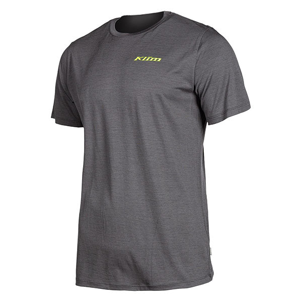 Klim Teton Merino Wool Shirt product image in Asphalt sizes SM, MD, LG, XL, 2XL, 3XL SKU 3711-001-120-66. Base Layer Shirt | Available at BTO Sports