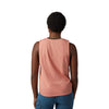 Clean studio shot of Fox Racing Caved In Tank (Womens); showing sleeveless cut, hem shape, and printed or woven branding; SKU 30807-184-XS