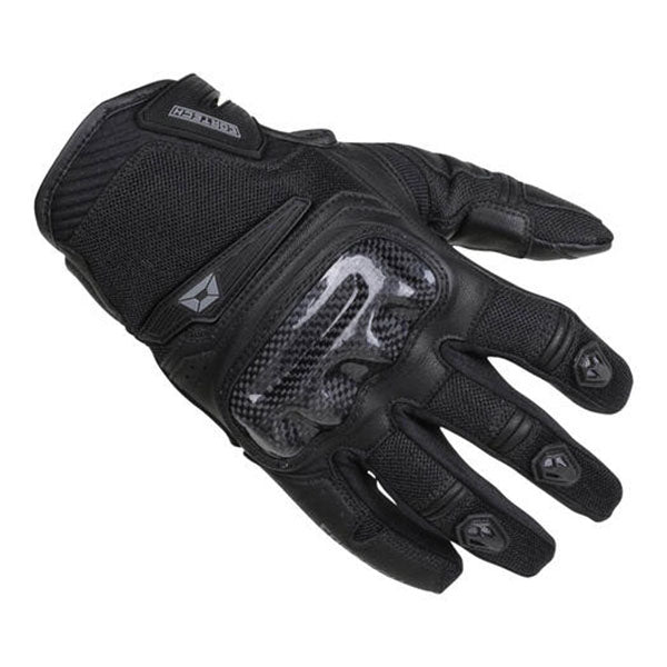Product image of BTO 0004 Cortech 29BTO Sonic Flo Glove Black motocross gloves showing fit, construction, and colorway | Available at BTO Sports