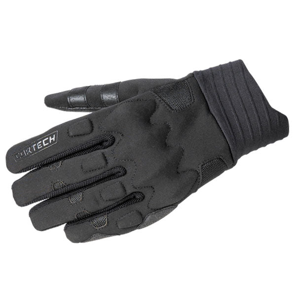 Product image of BTO 0005 Cortech BTO 2BWinddstop Lite Glove Black1 motocross gloves showing fit, construction, and colorway | Available at BTO Sports