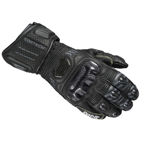 Product image of BTO 0005 Cortech BTO Revo Sport RR Glove Womens Black1 motocross gloves showing fit, construction, and colorway | Available at BTO Sports