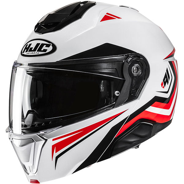 studio product photo of HJC SKU 848120103 in MC-1, sizes XS, SM, MD, LG, XL for motocross helmet, dirt bike, off road.