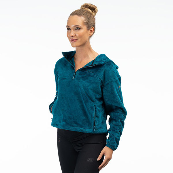 Klim - Cascade 1/4 Zip Crop Hoodie (Womens)