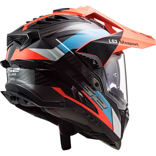 ls2 explorer frontier helmet Carbon Off-Road Helmet, Glossy Titanium/Red / M The helmet has a _tab_materials BIKE HELMET PAW PATROL Color:Violet Haze Regular
