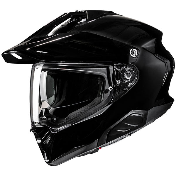 studio product photo of HJC SKU 855010503 in Black, sizes XS, SM, MD, LG, XL for motocross helmet, dirt bike, off road.