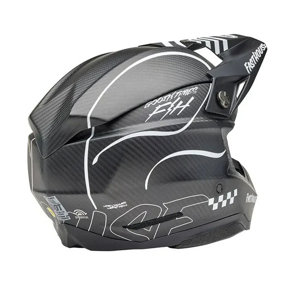 motorcycle helmet, showing aerodynamic shell design, ventilation ports, and secure retention system built for rider comfort and protection