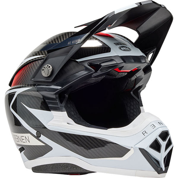Bell Helmets Bell - Moto-10 Spherical Renen Raycon Helmet off-road motocross helmet, showing aerodynamic shell design, ventilation ports, and secure retention system built for rider comfort and protection. SKU 07163708.