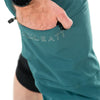 Detailed product image of Leatt, Trail 3.0 Shorts (MTB) Mountain Bike in Teal, Colors: Black, Teal, Sizes: 28-40, SKU: 5025104141