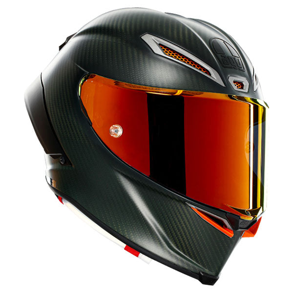 AGV AGV - Pista GP RR Electrum Limited Edition Helmet street motorcycle full‑face helmet product view — lightweight, ventilated shell for impact protection and long‑ride comfort.
