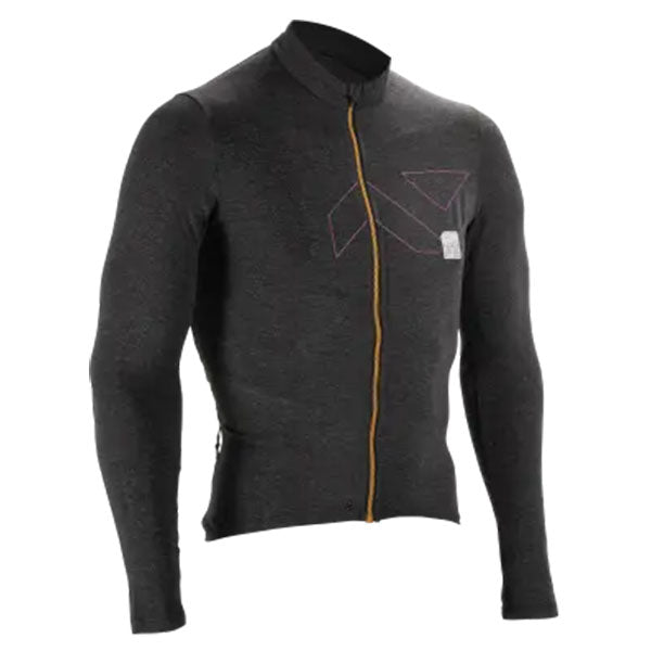 Studio product image of Leatt, MTB Endurance 4.0 Long Sleeve Jersey in Black, Colors: Black, Lava, Teal, Sizes: 2-3, SKU: 5025103360