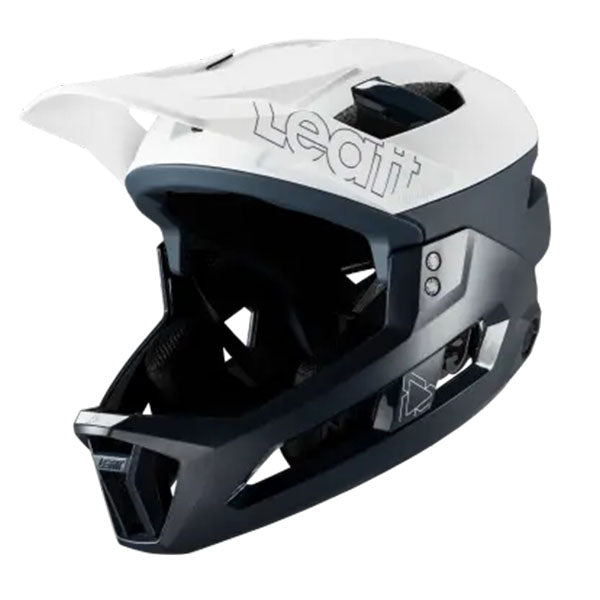 Detailed product image of Leatt, V25 Enduro 3.0 Helmet (MTB) Mountain Bike in White, Colors: Glow, Pistachio, Rust, White, Sizes: LG, MD, SM, SKU: 1024120290