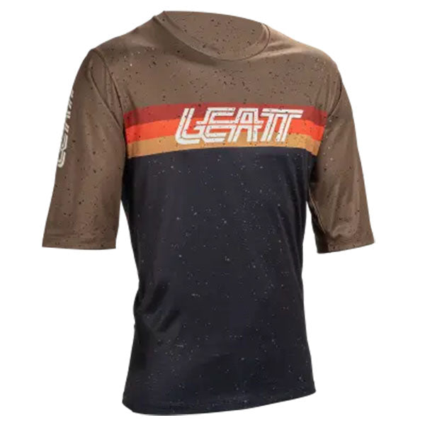 Image showing Leatt, Enduro 3.0 Jersey (MTB) Mountain Bike in Black, Colors: Black, Graphite, Pistachio, Rust, Sizes: 2-3, SKU: 5025010244