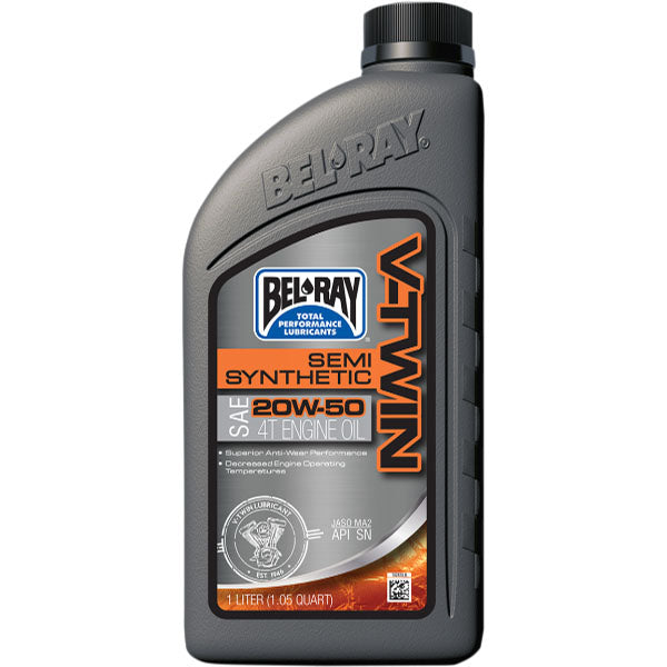 Bel-Ray - V-Twin Semi Synthetic 20W-50 4-Stroke Engine Oil