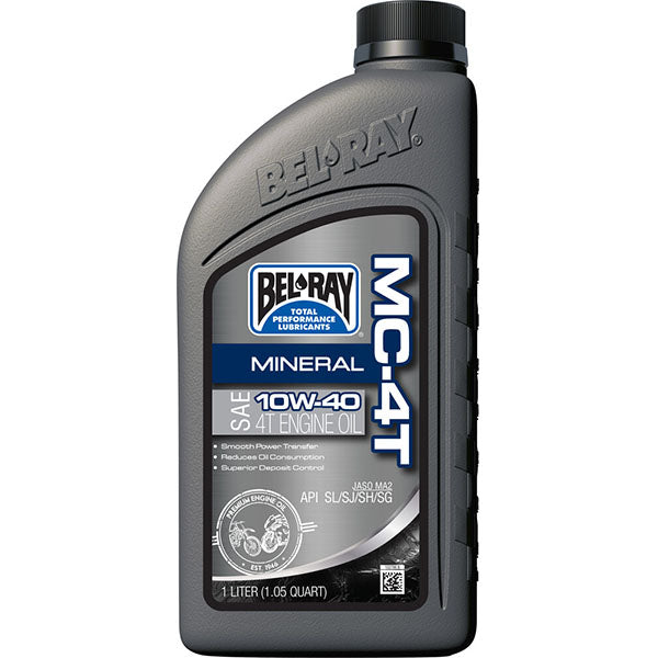 Bel-Ray - MC-4T Mineral 10W-40 4-Stroke Engine Oil