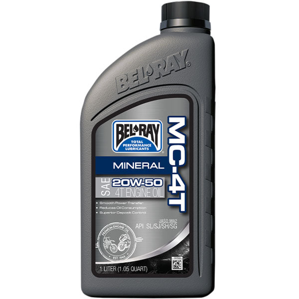Bel-Ray - MC-4T Mineral 20W-50 4-Stroke Engine Oil