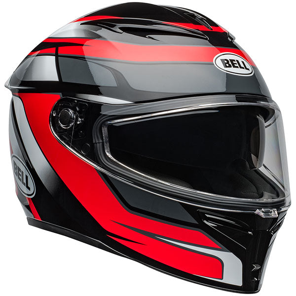 Bell Helmets Bell - Lithium MIPS Podium Helmet motorcycle helmet, showing aerodynamic shell design, ventilation ports, and secure retention system built for rider comfort and protection. SKU 07160785.