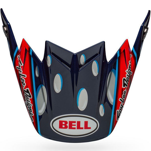 Bell Moto-9 McGrath Replica Gloss Blue Red Black Flex Visor